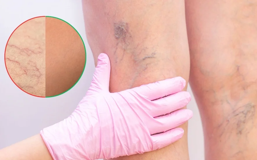 capillari rotti gambe