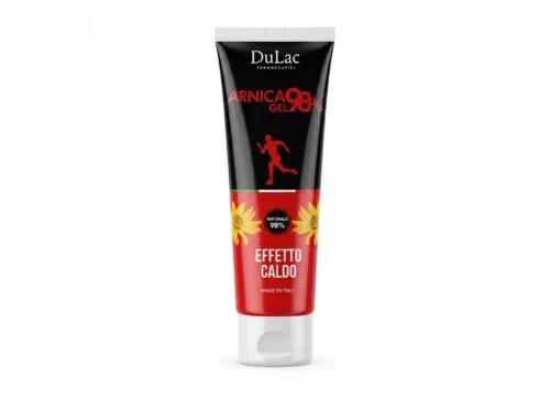 Arnica Gel 98% Effetto Caldo 100 ml DuLac — confezione fronte