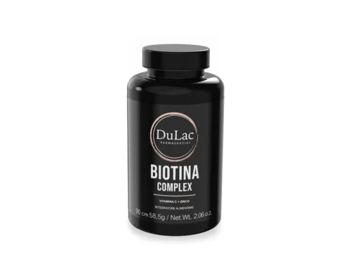 Biotina Integratore per Capelli e Pelle 90 Compresse DuLac — confezione fronte