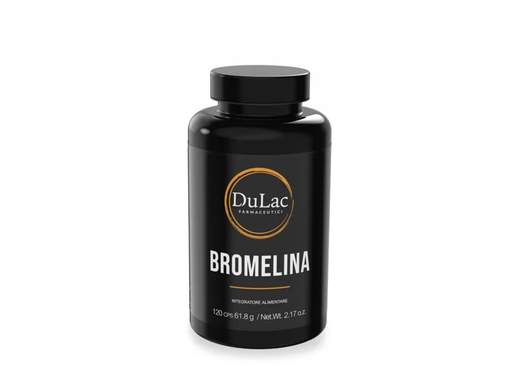 Bromelina Integratore 120 capsule DuLac — confezione fronte