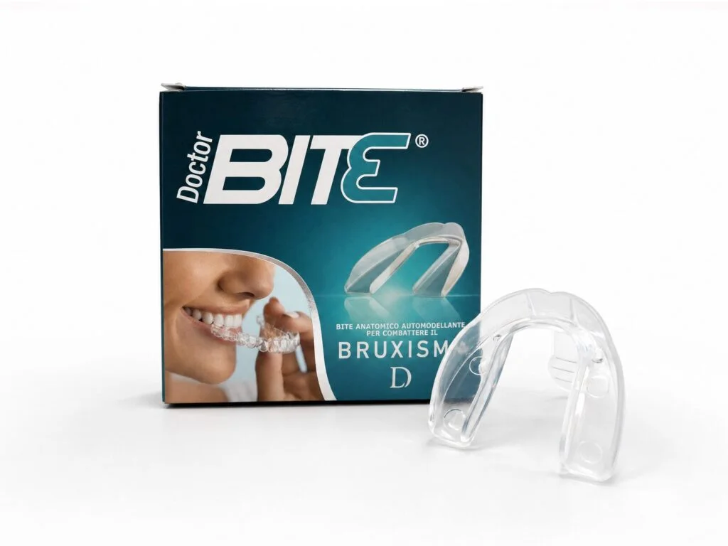 Doctor Bite – Bite Dentale Notturno Automodellante DuLac — confezione e prodotto