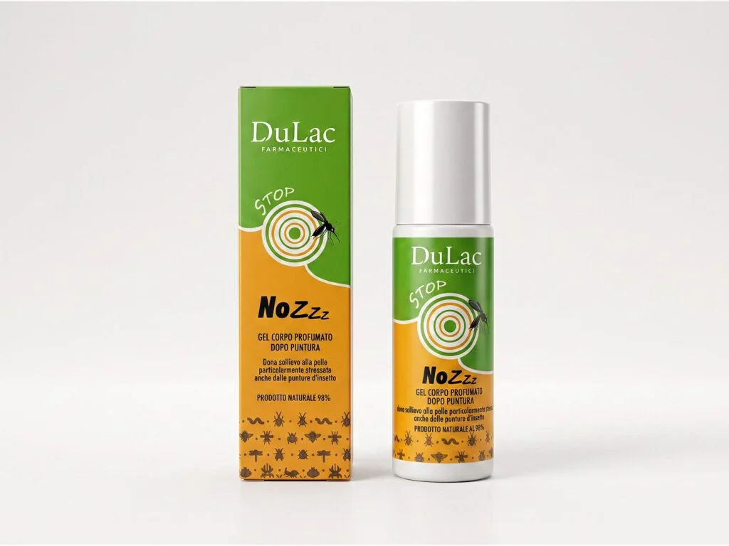 NoZzz Gel Corpo Dopopuntura con Arnica e Mentolo DuLac — confezione fronte
