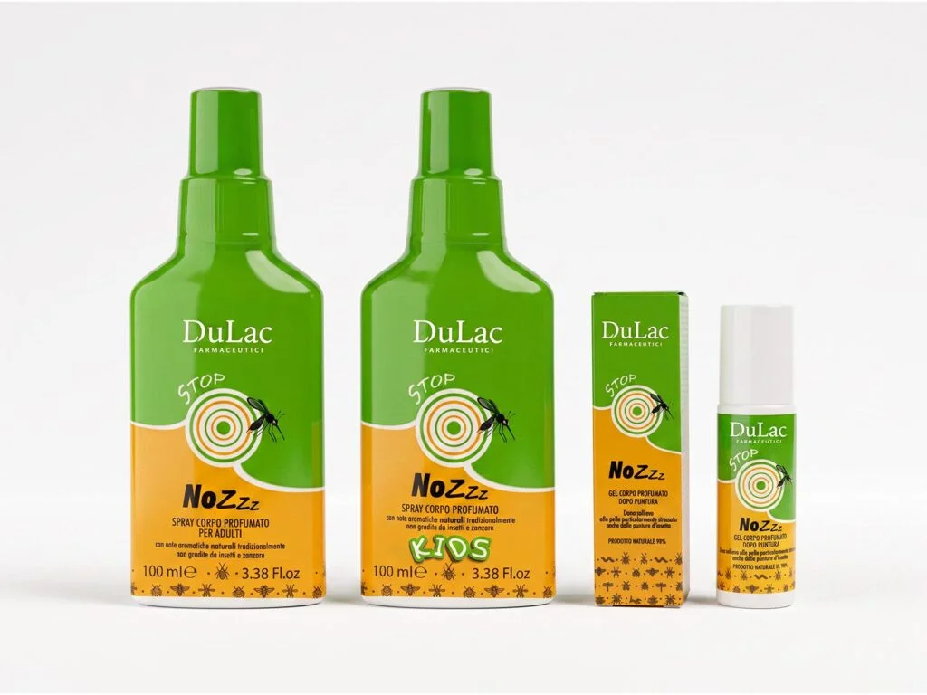 NoZzz Spray Kids – Spray Corpo per Bambini 100ml DuLac — confezione e prodotto