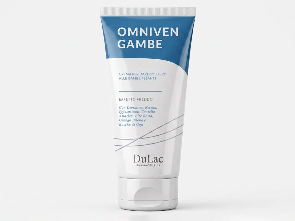 Omniven Gambe – Crema per Gambe Pesanti 150ml DuLac — confezione fronte