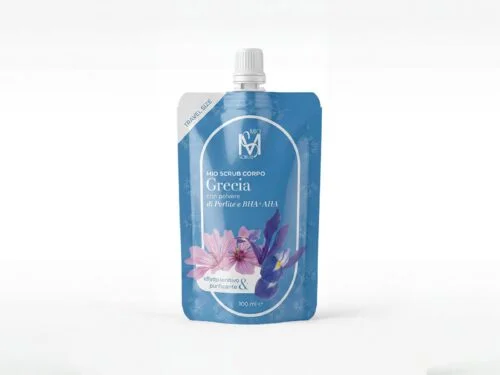 Scrub Corpo Grecia – Lenitivo e Purificante DuLac — confezione fronte