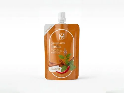 Scrub Corpo India – Stimolante e Riscaldante DuLac — confezione fronte