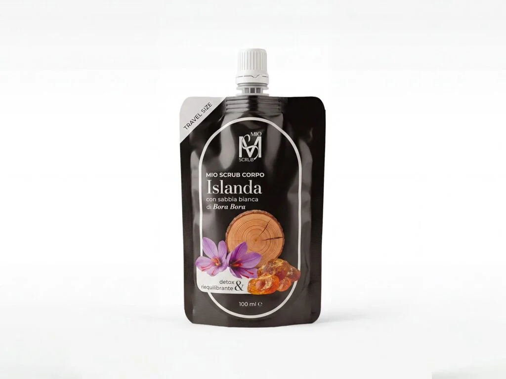 Scrub Corpo Islanda – Detox e Riequilibrante DuLac — confezione fronte