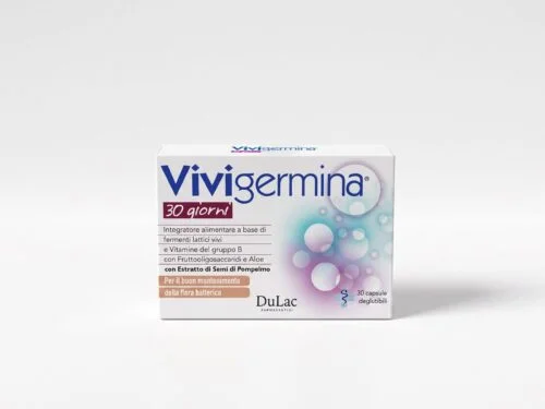 Vivigermina 30 Giorni – Fermenti Lattici 30 Capsule DuLac — confezione fronte