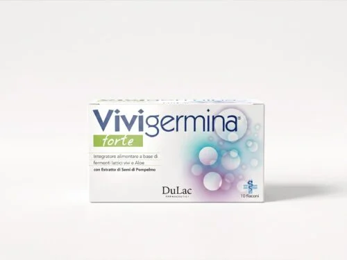 Vivigermina Forte – Fermenti Lattici 10 Flaconcini DuLac — confezione fronte